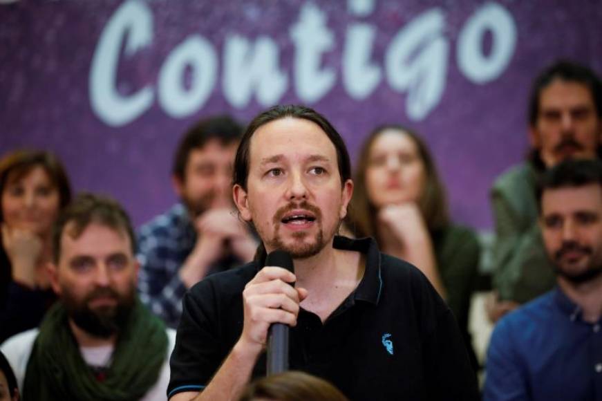 FOTOGRAFÍA. MADRID (ESPAÑA), 01.03.2020. El vicepresidente segundo del Gobierno y secretario general de Podemos, Pablo Iglesias (c). efe