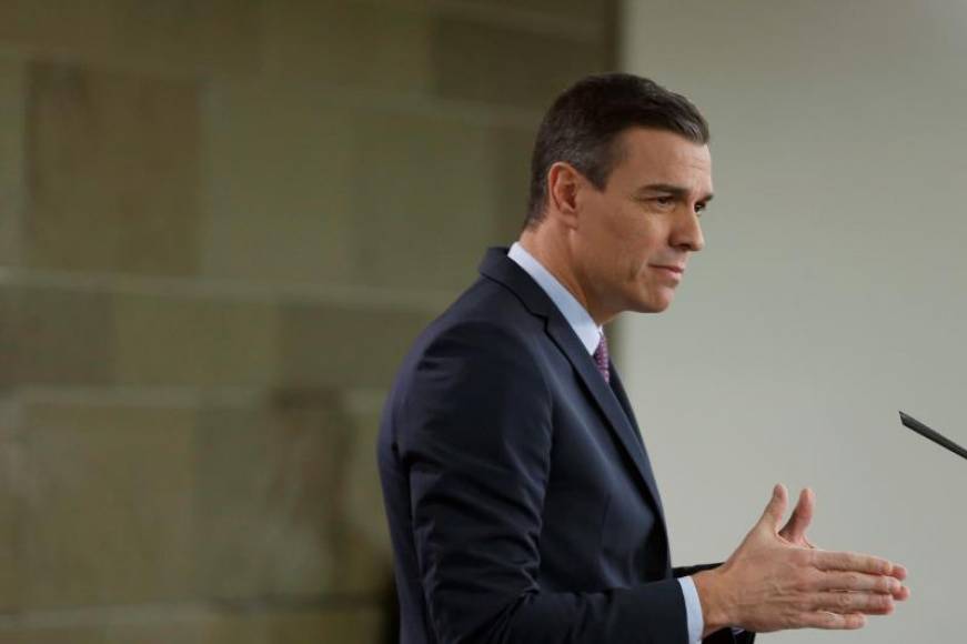 FOTOGRAFÍA. MADRID (ESPAÑA), PALACIO DE GOBIERNO DE ESPAÑA, AÑO 2020. El presidente del Gobierno, Pedro Sánchez. Efe
