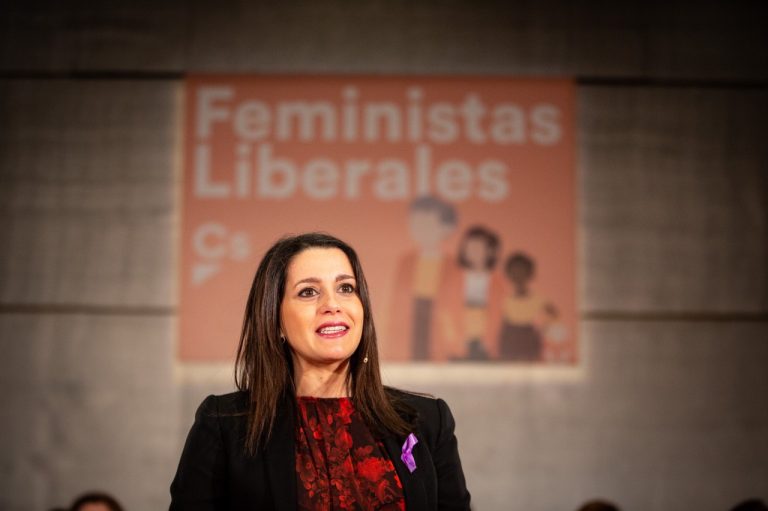 Arrimadas dice que soy «feminista» e iré con Cs a la «marcha del 8M» de Podemos y PSOE