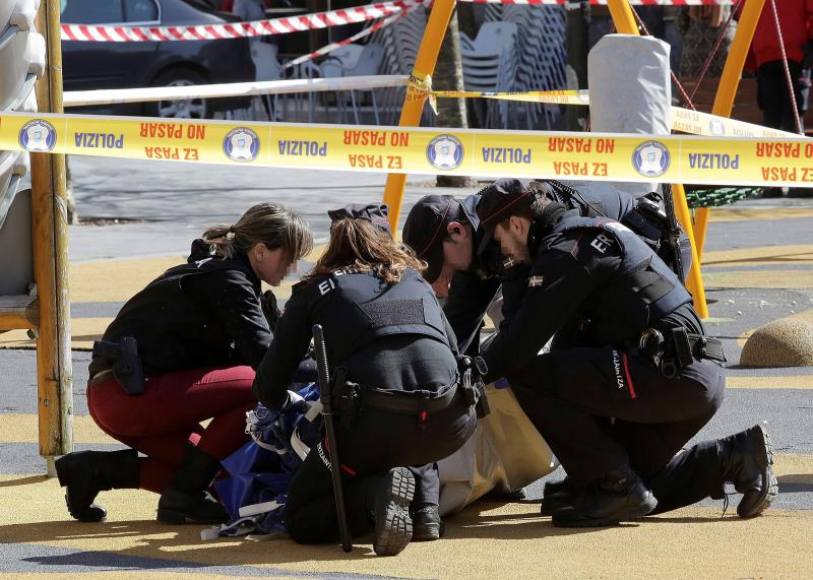 FOTOGRAFÍA. SAN SEBASTIÁN (ESPAÑA), 14.03.2020. Una persona ha fallecido este sábado en San Sebastián tras ser víctima a primera hora de esta mañana de un agresión. Efe