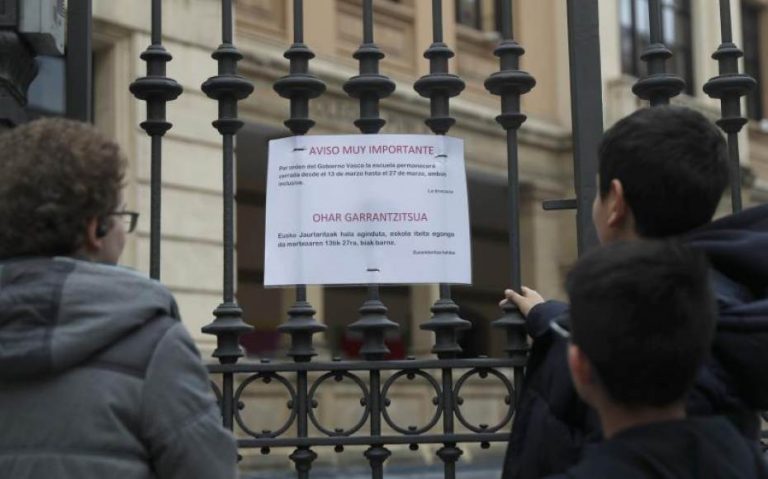 Coronavirus España: El Gobierno recomienda el cierre de los colegios en toda España