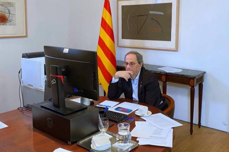 Torra: «Defenderemos la autodeterminación de Cataluña» en los Pactos de la Moncloa