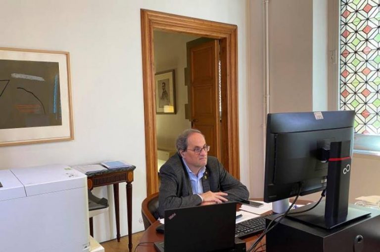 Torra: O España nos devuelve las competencias o quite el confinamiento del COVID 19 en Cataluña