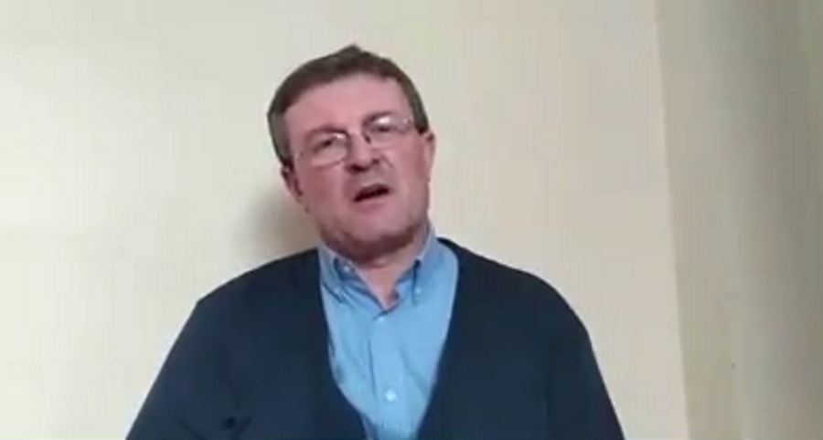 FOTOGRAFÍA. CAPTURA VÍDEO. BARCELONA (ESPAÑA), 05.04.2020. «Mi nombre es Pedro Eugenio Carlos Gutiérrez. Para que vean que no hablo desde el anonimato. Ñ Pueblo
