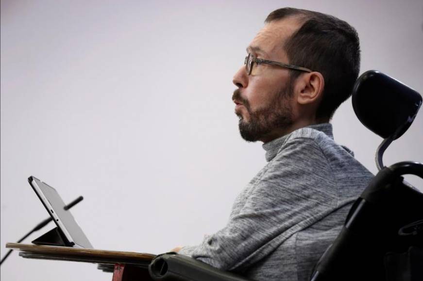 FOTOGRAFÍA. CONGRESO DE LOS DIPUTADOS (MADRID) ESPAÑA, 28.04.2020. El portavoz del Unidas Podemos en el Congreso de los Diputados, Pablo Echenique, Efe