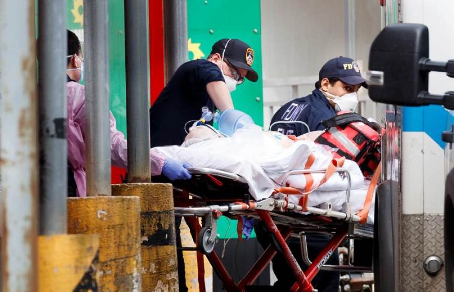 FOTOGRAFÍA. EE.UU, 14.04.2020. El número de casos globales de COVID-19 confirmados por la Organización Mundial de la Salud (OMS) asciende a 1,84 millones. Efe