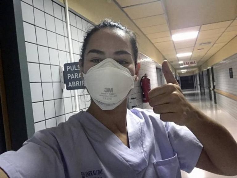 Jugadora selección española, enfermera de profesión, salvando vidas ante el COVID 19