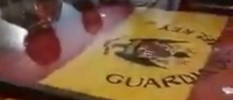 «Están censurado el vídeo del escudo de España con Águila de San Juan de la Constitución»