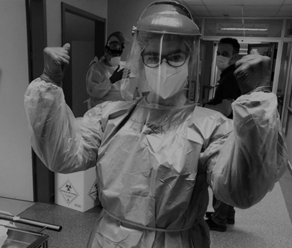 FOTOGRAFÍA. ESPAÑA, MARZO 2020. Fátima Agudo es enfermera y tiene en su historial haber sido tres veces subcampeona del Mundo de tiro con arco de sala. Ñ Pueblo