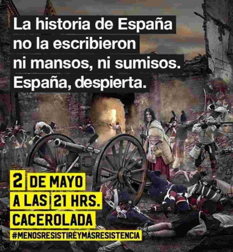 Redes y Whatsapp llaman a una cacerolada el 2 de mayo contra Gobierno Sánchez-Iglesias