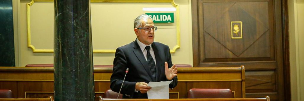 FOTOGRAFÍA. MADRID ABRIL 2020. El doctor diputado de VOX, Juan Luís Steegmann, en el Congreso de los Diputados. Efe