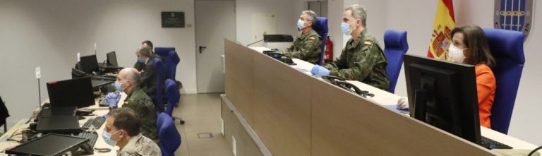 El Rey transmite al Ejército el «apoyo y gratitud» de los españoles frente al COVID-19