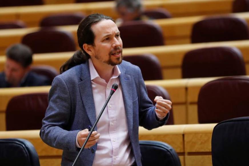 FOTOGRAFÍA. MADRID (ESPAÑA), 22.04.2020. El ministro de Derechos Sociales y Agenda 2030 y vicepresidente segundo del Gobierno, Pablo Iglesias. Efe