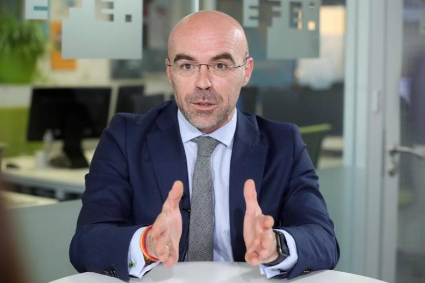 FOTOGRAFÍA. MADRID (ESPAÑA), AÑO 2019. El portavoz del Comité de Acción Política de Vox y diputado de esta formación en el Parlamento europeo, Jorge Buxadé. Efe