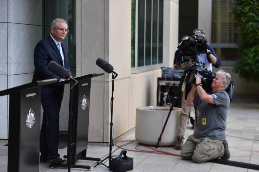 FOTOGRAFÍA. (SÍDNEY (AUSTRALIA), 21.04.2020. El primer ministro australiano, Scott Morrison. Efe
