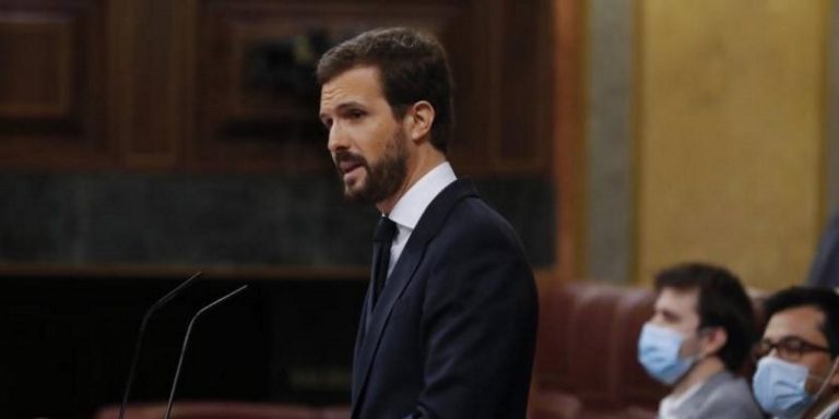 Casado (PP): Votaré «no» a más estado de alarma ante la «subasta» de España y «pujas separatistas y batasunas»
