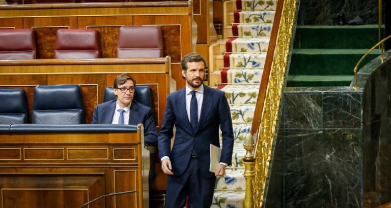 Casado (PP) se esconde como un cobarde detrás la abstención y facilita el Estado de Alarma. «No votaré en contra»