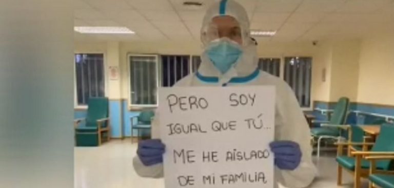 Sanitarios: «Es duro asimilar lo que cada día graban nuestras retinas. Vamos por 26.299 muertos por COVID 19»