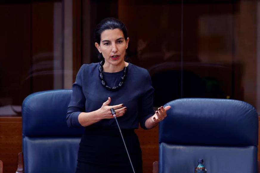 FOTOGRAFÍA. MADRID (ESPAÑA), 07.05.2020. La portavoz de Vox, Rocío Monasterio interviene en el pleno de la Asamblea de Madrid el 7 de mayo de 2020. Efe