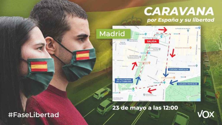 La Justicia anula la prohibición de Sánchez y autoriza la caravana por España de VOX en Cataluña