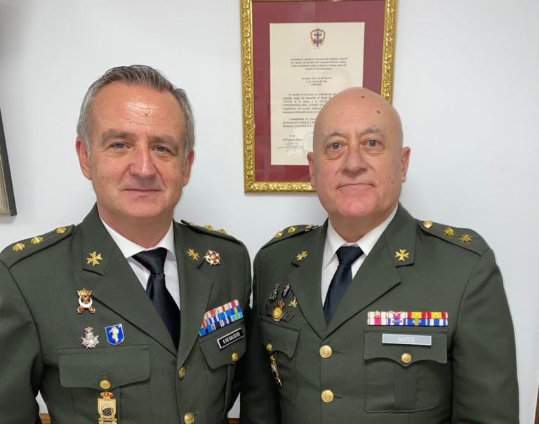 Relevo del teniente coronel Andrés Ortiz de Galisteo Alvarado al frente de la Enfermería Militar tras 4 años