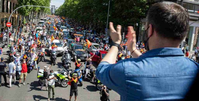 Presidente de VOX: «Si el tirano Sánchez decreta el estado de alarma, convocaremos caravana el 12-O»