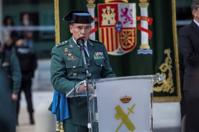 FOTOGRAFÍA. MADRID (ESPAÑA), AÑO 2019. El jefe de la Comandancia de la Guardia Civil en Madrid, el coronel Diego Pérez de los Cobos. Efe