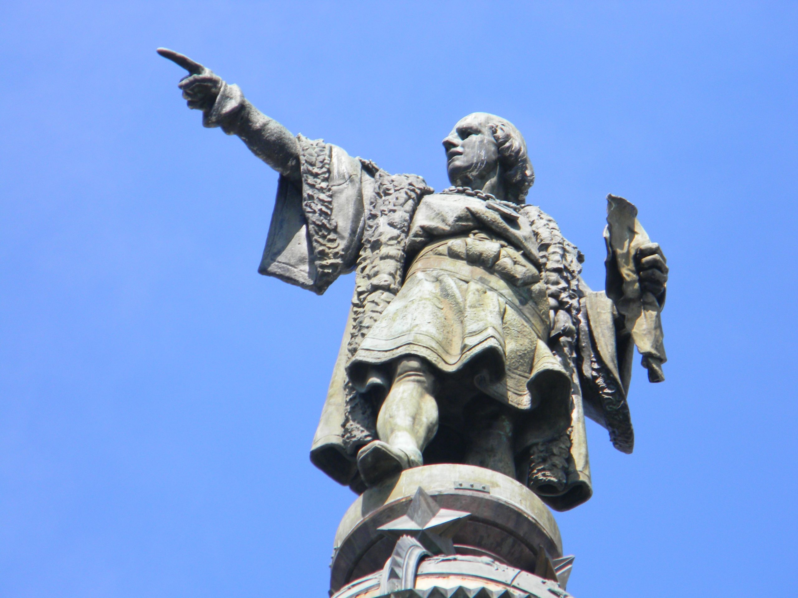 FOTOGRAFÍA. BARCELONA (ESPAÑA), 07.05.2012. Vista del Monumento del descubridor español Cristóbal Colón. Ñ Pueblo