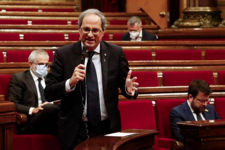 Guerra entre ERC y JxCAT porque Torra rechaza convocar elecciones antes de su cese por el Supremo