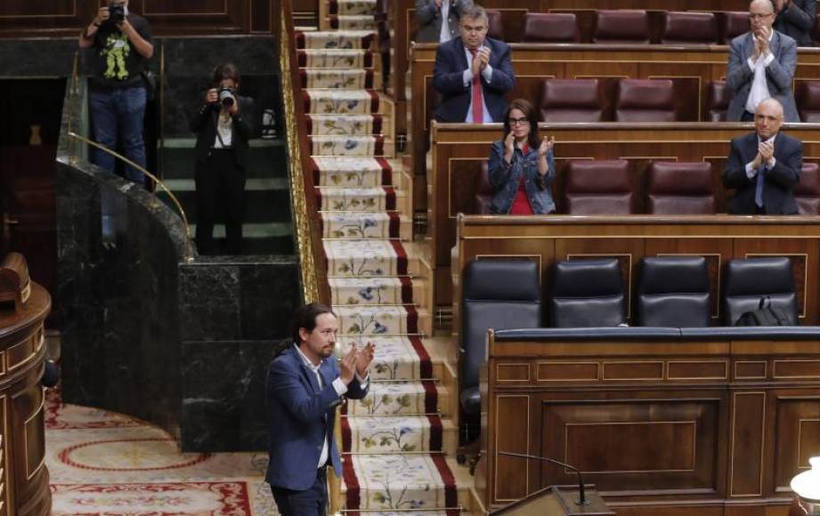 FOTOGRAFÍA. CONGRESO DE LOS DIPUTADOS (MADRID) ESPAÑA, 1006.2020. El vicepresidente segundo y ministro de Derechos Sociales y Agenda 2030, Pablo Iglesias. Efe