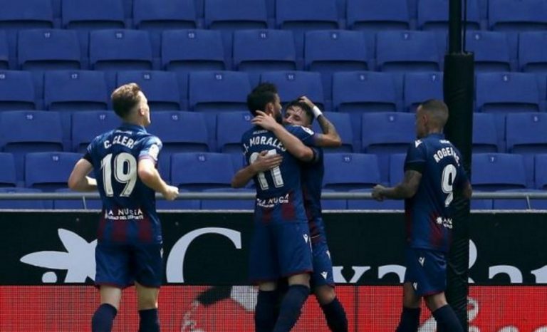 Asalto contundente de Levante en el «RCDE Stadium» de Cornellá. Espanyol cae en casa (1-3)