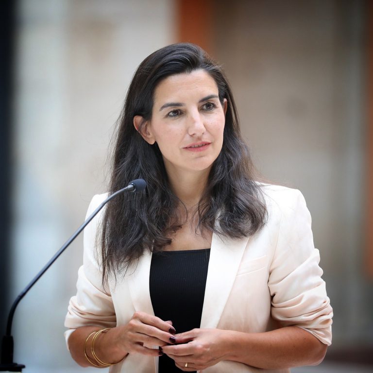 Rocío Monasterio San Martín, candidata de VOX a la presidencia de la Comunidad de Madrid el 4 Mayo