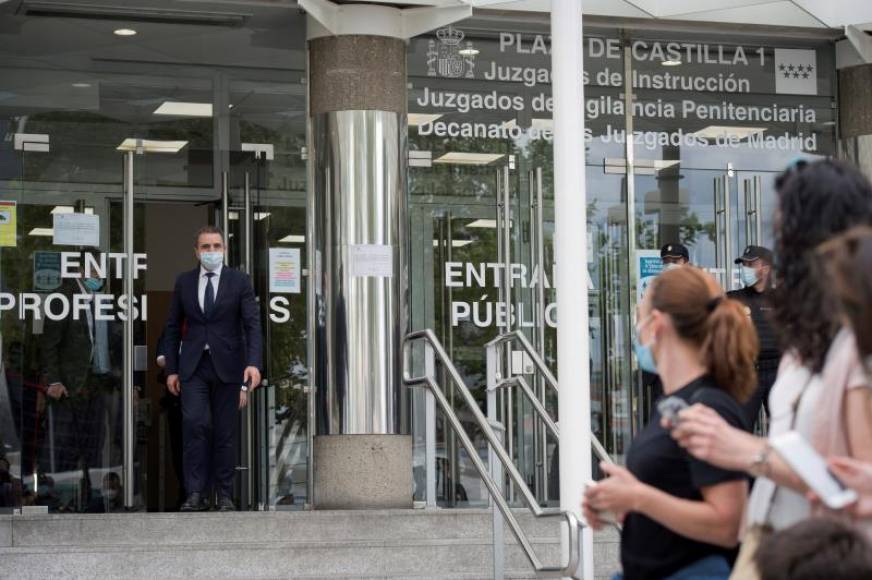 FOTOGRAFÍA. MADRID (ESPAÑA), 11.06.2020. El delegado del Gobierno en Madrid, José Manuel Franco, sale de los Juzgados tras declarar este miércoles como imputado ante la juez. Efe