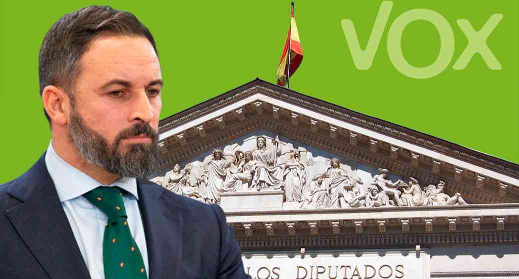 FOTOGRAFÍA. MADRID (ESPAÑA), 18.06.2020. Una ilustración de los verdes del reino de España muestra a su líder Santiago Abascal Conde. Ñ Pueblo