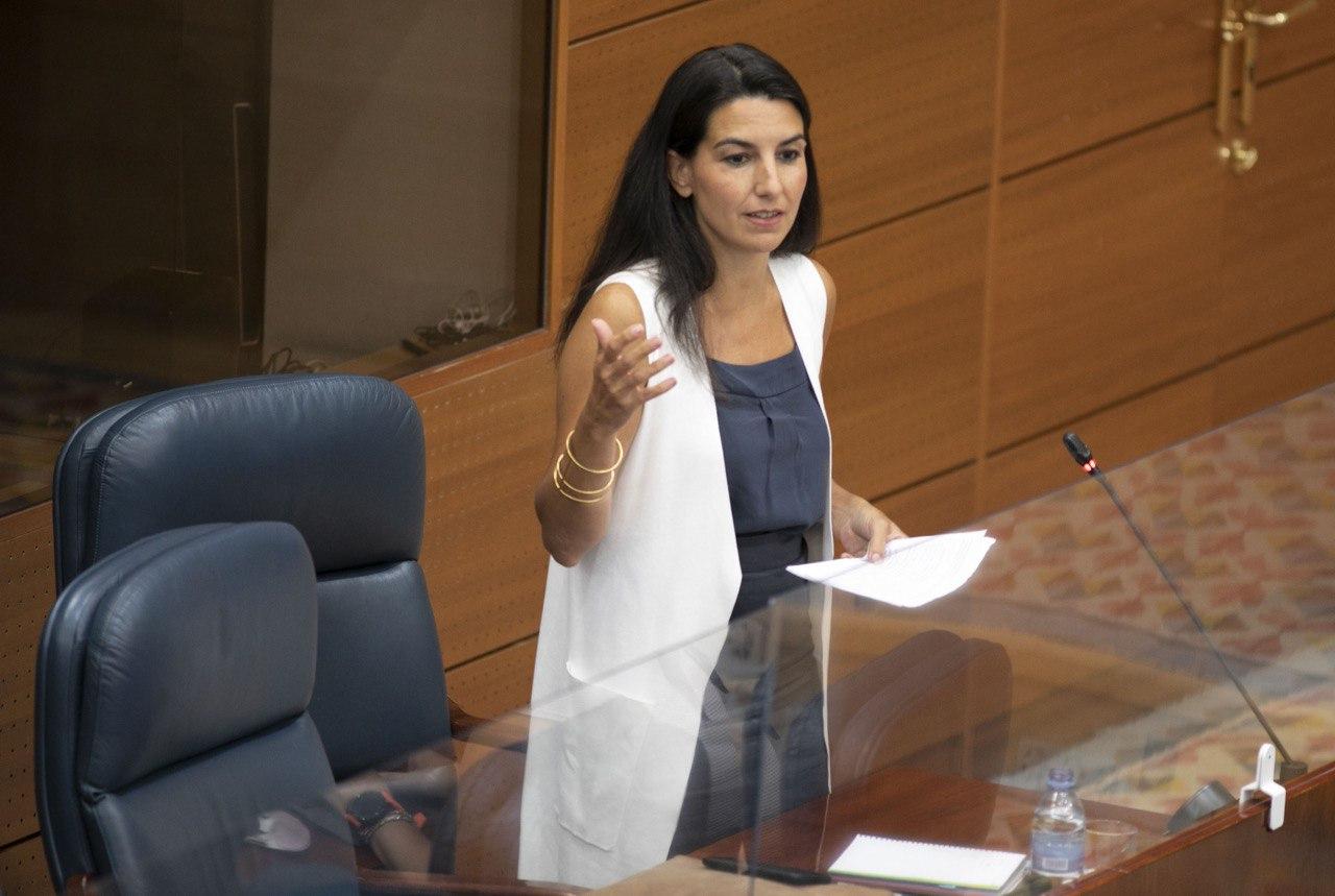 FOTOGRAFÍA. MADRID (ESPAÑA), 25.06.2020. la portavoz de VOX en la Asamblea de Madrid, Rocío Monasterio. Lasvocesdelpueblo (Ñ pueblo) (2)
