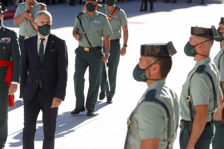 FOTOGRAFÍA. MADRID (ESPAÑA), 29.06.2020. El Ministro del Interior, Fernando Grande-Marlaska (i). Efe