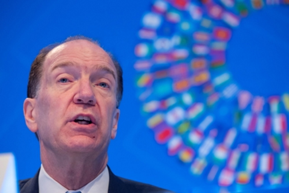 FOTOGRAFÍA. WASHINTON DC 8EEUU), 19.10.2019. David Malpass, President of the World Bank Group, participates in a press conference. Efe