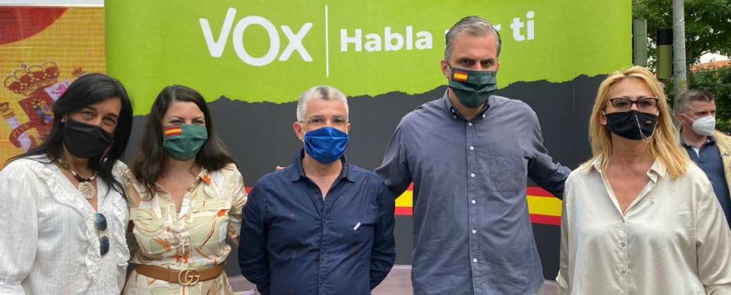FOTOGRAFÍA. BARACALDO (VIZCAYA) ESPAÑA, 10.07.2020. Mitin electoral de VOX en Baracaldo (Vizcaya). Lasvocesdelpueblo (Ñ Pueblo) (3)