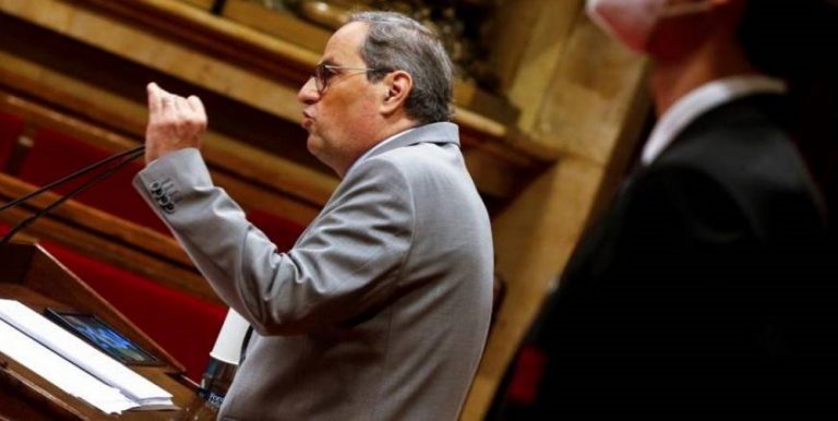 Torra: Cataluña necesita un «Estado propio» para superar la crisis económica y Covid 19