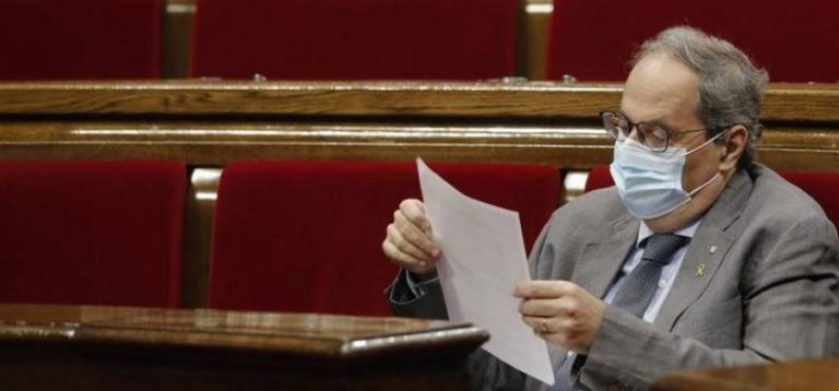 Torra dice que quiere continuar el «Procés» con un «referéndum» de independencia en Cataluña