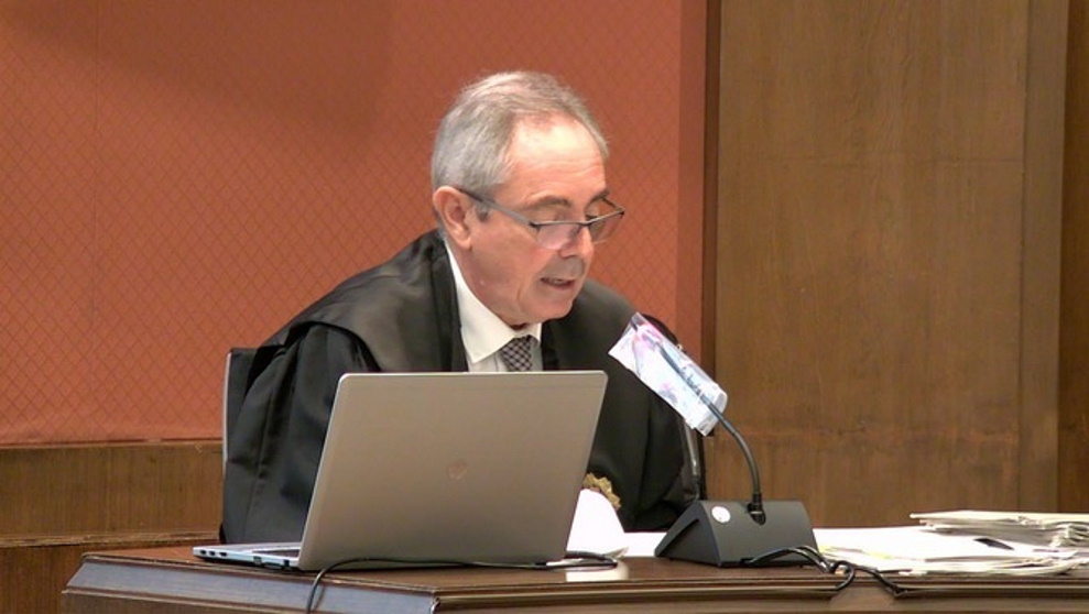 FOTOGRAFÍA. BARCELONA (ESPAÑA), 24.07.2020. Vista d el teniente fiscal Pedro Ariche durante el Juicio a los golpistas del Procés. Ñ Pueblo