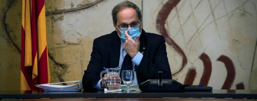 FOTOGRAFÍA. BARCELONA (ESPAÑA), 27.07.2020. El delincuente inhabilitado por el Tribunal Superior de Justicia de Cataluña, Joaquim Torra Pla, alias Quim Torra. Efe