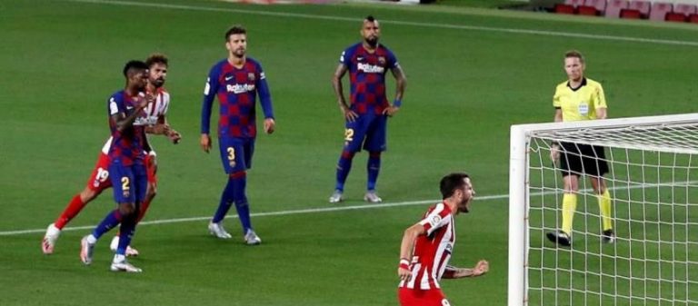 FC Barcelona se deja este martes otro pedazo de Liga ante el Atlético de Madrid (2-2)