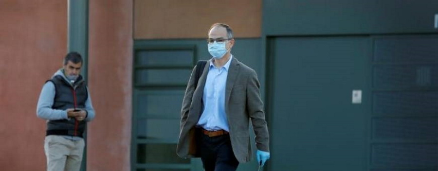 FOTOGRAFÍA. CENTRO PENITENCIARIO ELS LLEDONERS (BARCELONA) ESPAÑA, JULIO DE 2020. Vista del delincuente golpista, exconsejero del Gobierno separatista de 2017, Jordi Turull (i). Efe