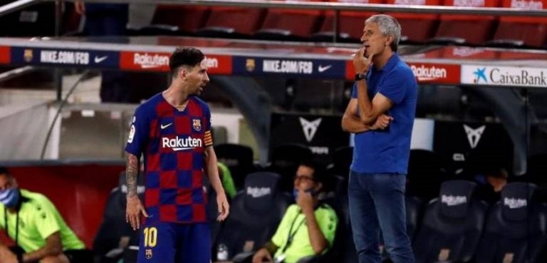 Champion. FC Barcelona en el centro de la diana: Futuro de Quique Setién y Bartomeu y prestigio de la plantilla