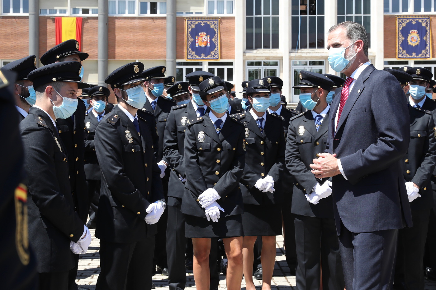 FOTOGRAFÍA. MADRID (ESPAÑA), 30.06.2020. XXXIV promoción de la Escala Básica de la Policía Nacional destinados en prácticas a Madrid Lasvocesdelpueblo (Ñ Pueblo9 (1)