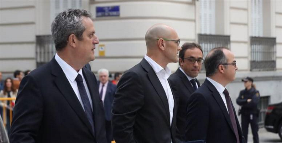FOTOGRAFÍA. MADRID (ESPAÑA), AÑO 2018. Los golpistas exconsejeros del Gobierno de la Generalidad de Cataluña, FORN,ROMEVA,TURULL,RULL. Efe
