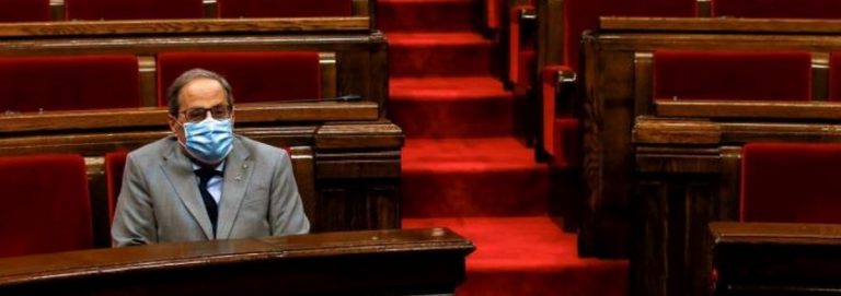 Torra pide «apoyo y unidad a todos los catalanes para apretar» a España ante la falta de dinero en Cataluña
