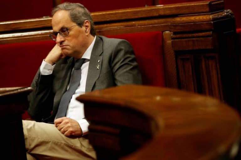 El delincuente Torra carga contra el juez y España
