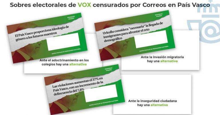 VOX envía una queja a la Junta Electoral de Galicia y País Vasco. La propaganda del 12J no llega